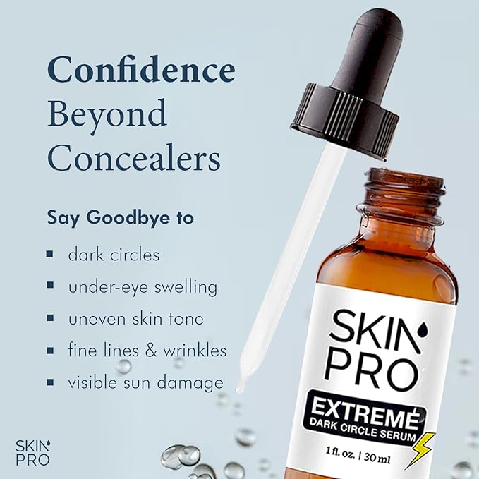 Extreme Dark Circle Serum - Under Eye Treatment for Dark Circles, Puffiness, Wrinkles & Fine Lines - Revitalizing, Anti-Aging & Eye Depuffer Serum for Eye Skin Care l 30 ml
