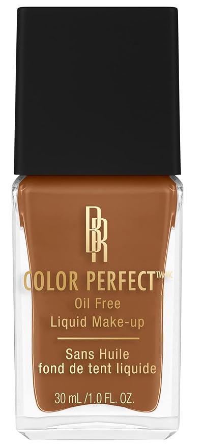 Black Radiance Color Perfect Liquid Full Coverage Foundation Makeup, Brown Olive, 1 Ounce