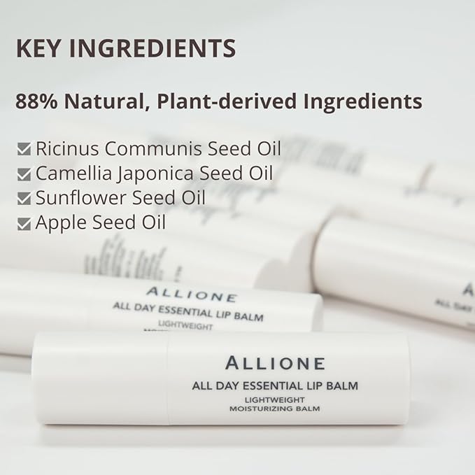 All Day Essential Tinted Lip Balm 05 Berry Fig | Natural Gloss Balm, Moisturizing Lip Care, Deep Nourishing Plant-Based Chapstick, Lasting Hydration Lip Butter for Dry Cracked Chapped Lips