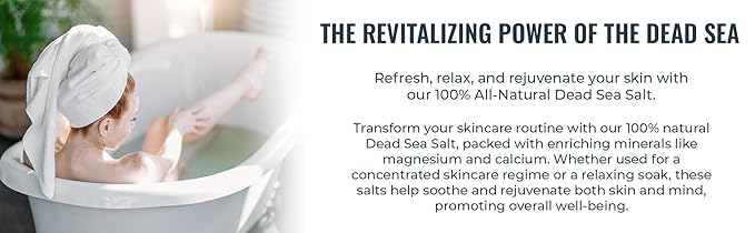 Natural Elephant Dead Sea Bath Salt | 5 Pound Bag (80oz) | 100% Natural and Pure| Fine Grain | for Bathing and Relaxation of Body and Mind