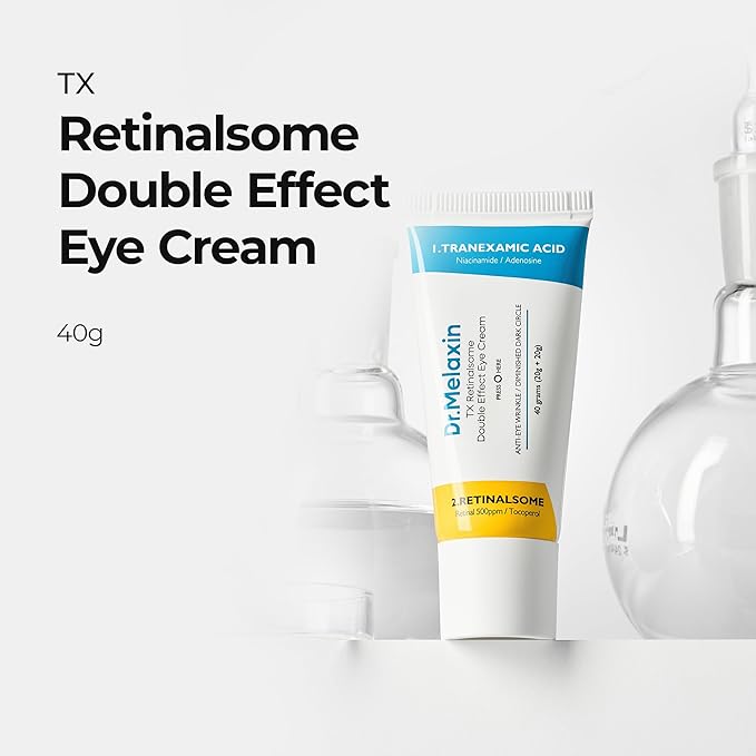 TX Retinalsome Eye Cream with Adenosine Niacinamide for Fine Lines, Wrinkles & Dark Spots | Daily Anti-Aging Under Eye Care | 40g - Korean Skincare