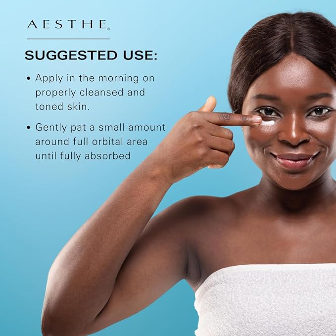 Vivace Eye Lifting Gel - Revitalize & Firm - Natural Botanical Ingredients - Morning Skincare - Cucumber Extract, Sea Kelp, Hyaluronic Acid & More - Suitable for All Skin Types- 1 fl oz