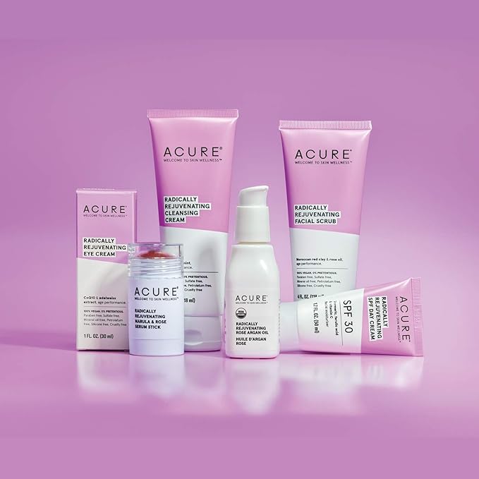 Acure Radically Rejuvenating Under Eye Hydrogel Mask, Provides Anti-Aging Support, & Silk Tree, Purple, Cucumber, 0.236 Fl Oz (Pack of 1)