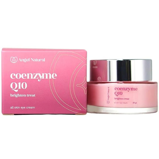 Dark Circle Under Eye Treatment Cream for Sensitive Skin, Daily Wrinkle Cream, Reduce Dark Circles & Puffiness, Coenzyme Q10, Caffeine, Korean Skin Care, 0.7 Fl Oz