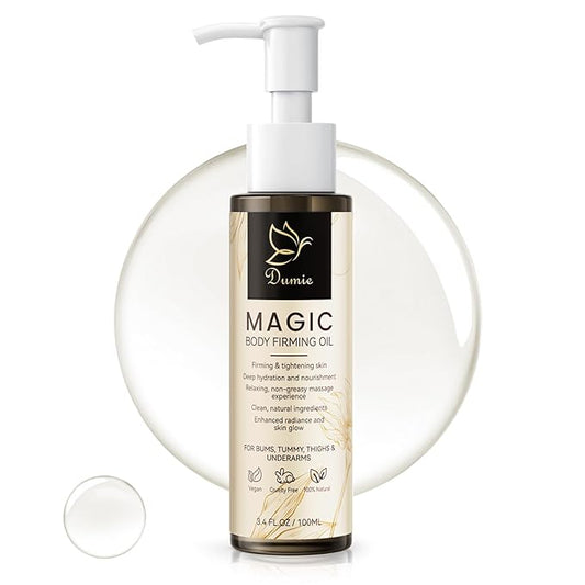 Magic Body Firming Oil, 3.38 FL OZ, Korean Skin Care Post-Shower Body Oil for Women – With 767,000ppm Jojoba Oil,to Tighten, Hydrate & Nourish Dry Skin, Lightweight & Non-Greasy for Full Body Use