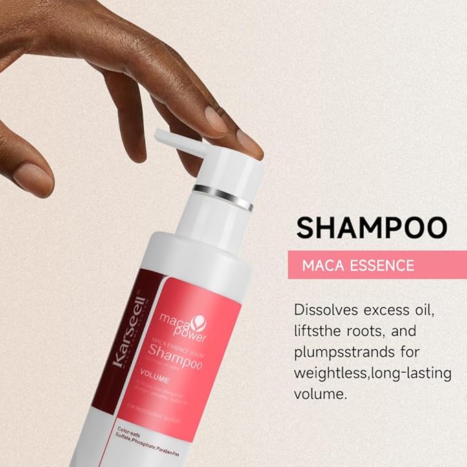 Karseell Volume Shampoo, Lightweight Volume Shampoo For Fine Hair, Adding volume to flat hair 200ml