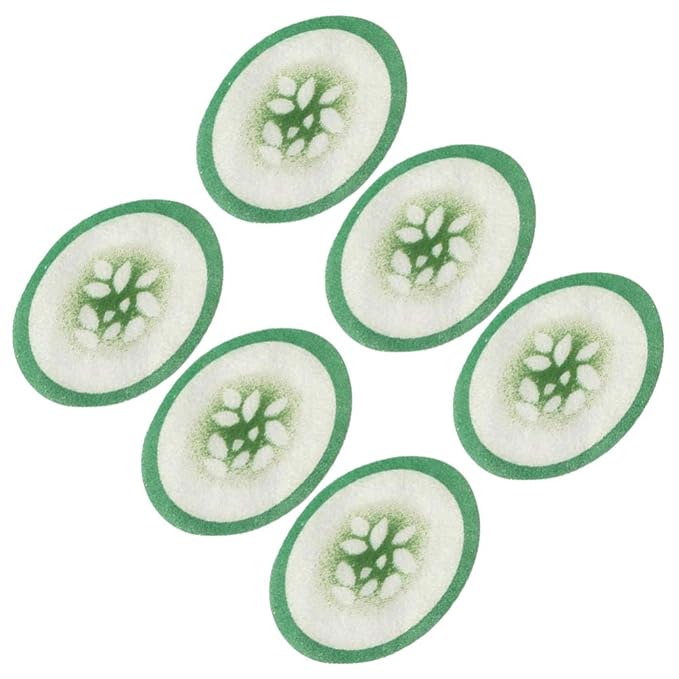 100pcs Under Eye Pads Disposable Cucumber Print Non-Woven Eye Patches Eyelash Pad DIY Eye Care Tool for Home Travel and Salon