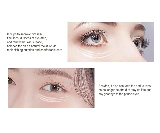 PURABEAUTY Advanced Eye Treatment Mask, Anti-Aging, Reduce Wrinkles and Fine Lines, Under Eye Treatment For Dark Circles, Under eye Mask For Puffiness- 60 PCs