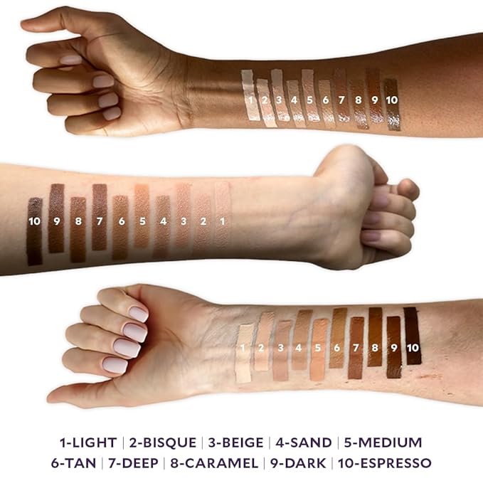 Fièra Luxury Concealer with Anti-Aging - All Day Coverage for Dark Circles, Fine Lines, Wrinkles & Spots - Deep, 0.5 Ounce