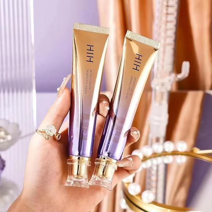 Vegan Retinol Eye Cream:Advanced Under Eye Treatment to Combat Dark Circles, Puffiness, and Fatigue | Nourishing Formula for Delicate Under-Eye Skin, 1 Fl Oz (Pack of 1)