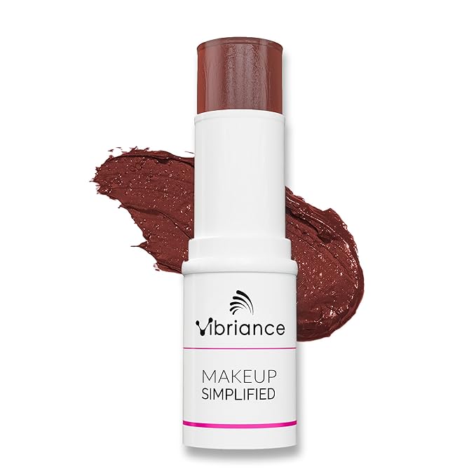 Vibriance Cream Blush Stick - All-in-One Blush, Lipstick, Contour for Mature Skin - Cheek Tint Creme Rouge - Makeup Simplified in Radiance