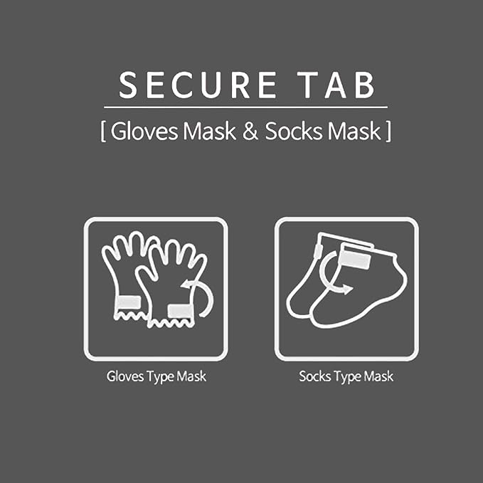 Epielle Hydrating & Moisturizing Hand & Foot Masks 12 Pairs, Relieve and Soften Dry Hands & Cracked Heels with Shea Butter & Sunflower Seed Oil, Korean Skin Care, Spa Set, Self Care Gifts for Women