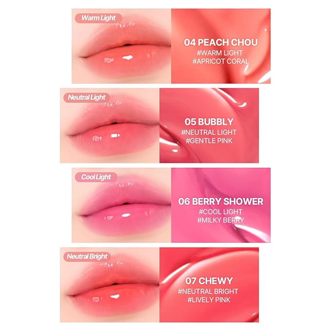 2aN Glaze Bouncing Tint – Lightweight, Moisturizing Lip Tint with High-Shine Finish, Smooth, Light Plumping, Comfortable Wear, Korean Makeup (Nudy Coco, 0.16 oz)