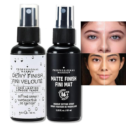 Kaely 2IN1 Hydrating Setting Spray for Face,Primer Face Makeup Matte Dewy Finish,Waterproof Setting Spray for Makeup Long Lasting,Oil Control,maquillaje Up To 16 Hours,Vegan & Cruelty-Free