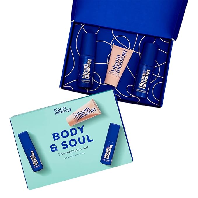 Bloom and Blossom Body and Soul The Wellness Set with Pyjamarama 1.6 Fl Oz, All Night Long 1.3 Fl Oz and Wonder Worker 0.84 Fl Oz