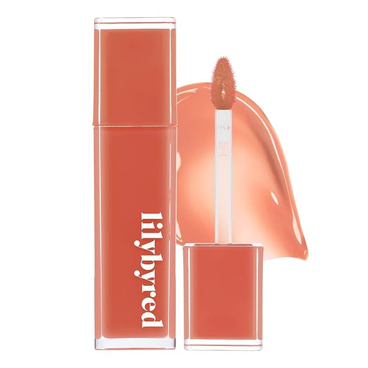 lilybyred Bloody Liar Coating Tint | Korean Glossy Lip Stain, Vivid & Juicy Color, Syrupy Shine, Moisturizing, Long-Lasting & Smudge-Proof, Non-Sticky, Lightweight, 0.14 oz. (01 Soft Apricot)