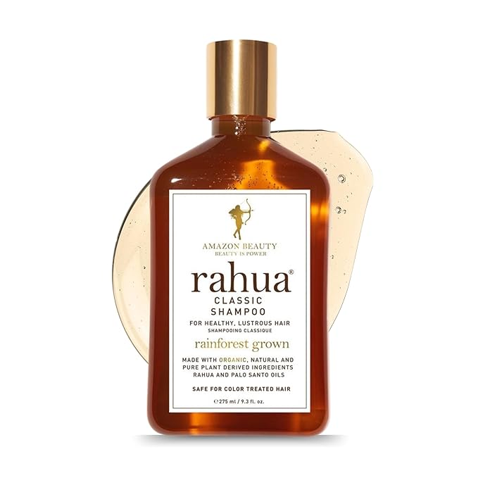 Rahua Classic Hair Shampoo, 9.3 Fl Oz, Naturally Infused, Plant Powered Ingredients, Sulfate Free, Woodsy & Earthy, with Palo Santo Oil for Scalp Care & Silky Hair, Vegan