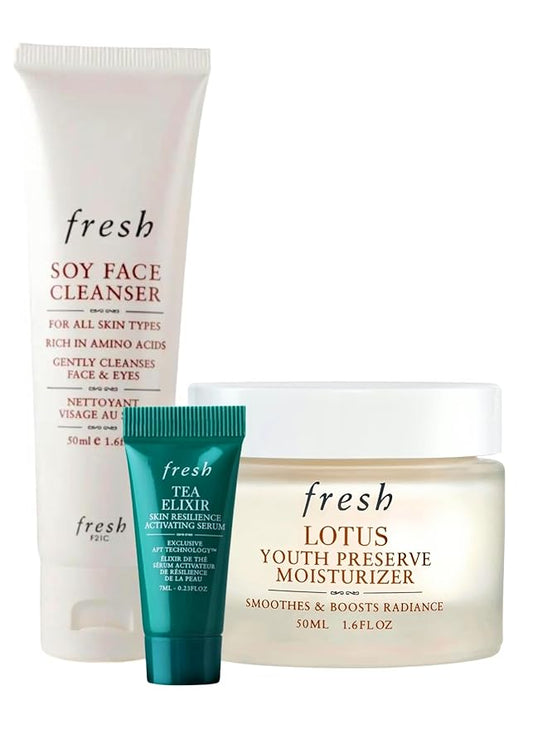 Soy Hydration Face Cleanser 1.6oz / 30mL and Lotus Youth Moisturizer 1.6oz / 30mL Gift Set