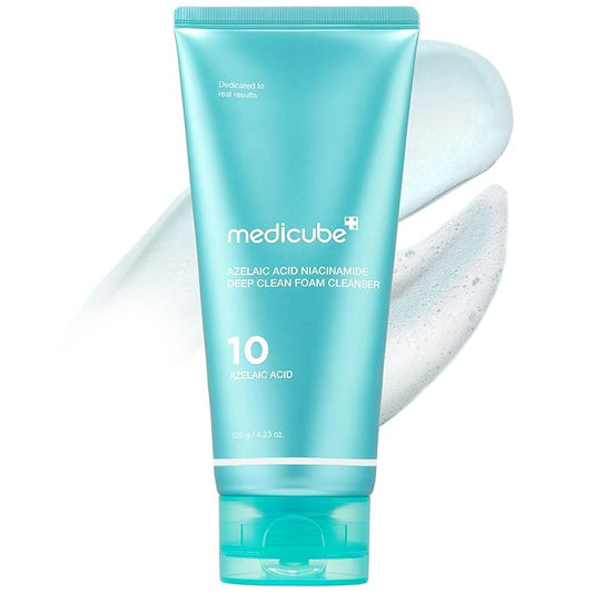 medicube Azelaic Acid Gummy Whip Cleanser | Cleansing Foam For Troubled Skin | Use After Spot Care & Excess Sebum Control | Niacinamide, Glycerin | Soothing, Pore Cleansing Face Wash | Korean Skincare