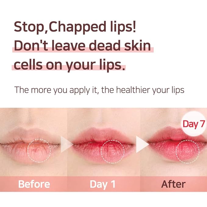 NATURAL SHINE Lux Triple Lip CURE Balm AURA (Deep Magenta Pink) | Chapstick Hydration and Exfoliator | Overnight Lip Treatment Care Deep Nourishing for Dry Cracked Chapped Lips (0.17oz)