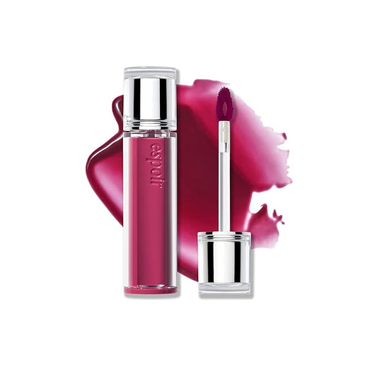 Espoir Couture Lip Tint Glaze #20 Plum Compote 0.14oz | Volumizing Lip Stain with Syrupy Shine | Long-Lasting & Vibrant Color for Radiant Lip Look | Moisturizing & Glossy Lip Tint | Korean Lip Makeup