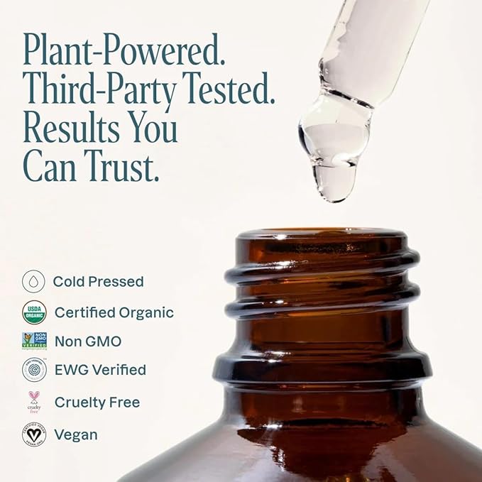 Cliganic Organic Castor Oil, 100% Pure (8oz with Eyelash Kit) - For Eyelashes, Eyebrows, Hair & Skin | Natural Cold Pressed Unrefined Hexane-Free (Packaging May Vary)