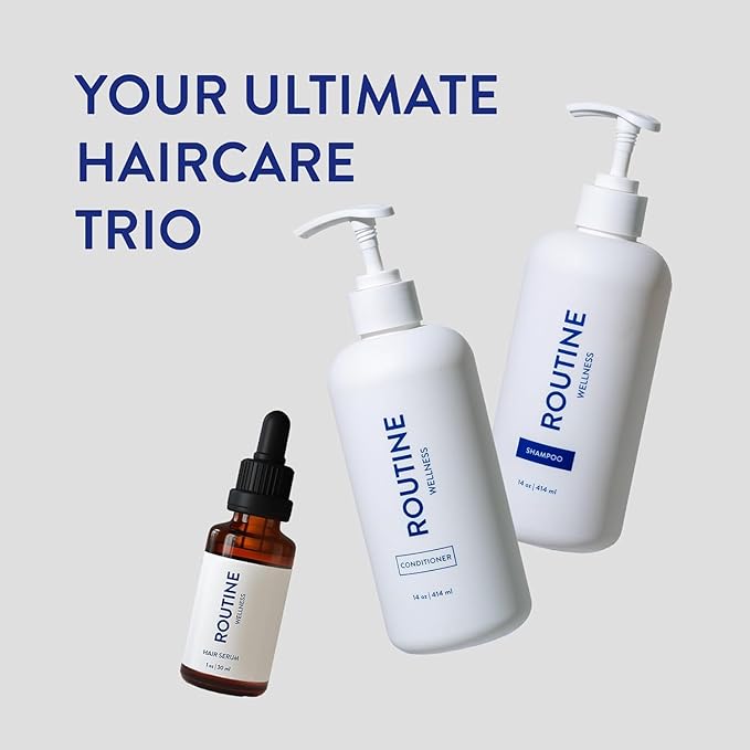 Routine Wellness Advanced Hair Serum - Nourishing Scalp Treatment for Enhanced Hair Support and Thickness with Natural Oils, Ideal for Men & Women - 30ml (Pack of 2)