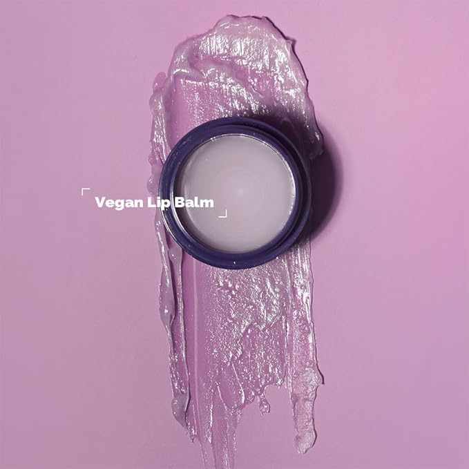 PS.PRETTYSKIN Moisturizing Korean Vegan Lip Balm 0.31oz. (9g) Smooth, Soft Texture, Hydrating, Natural Shine, Glossy (Blueberry)