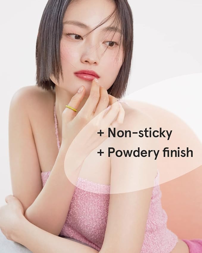 ATHÉ Authentic Airy Lip Balm 01 DRIZZLE, Korean Vegan Color Lip Blam, Flake-Free Slim Fit Lips, Silky Powdery Finish & Air-like Blurring with Vibrant Colors, 0.11oz.