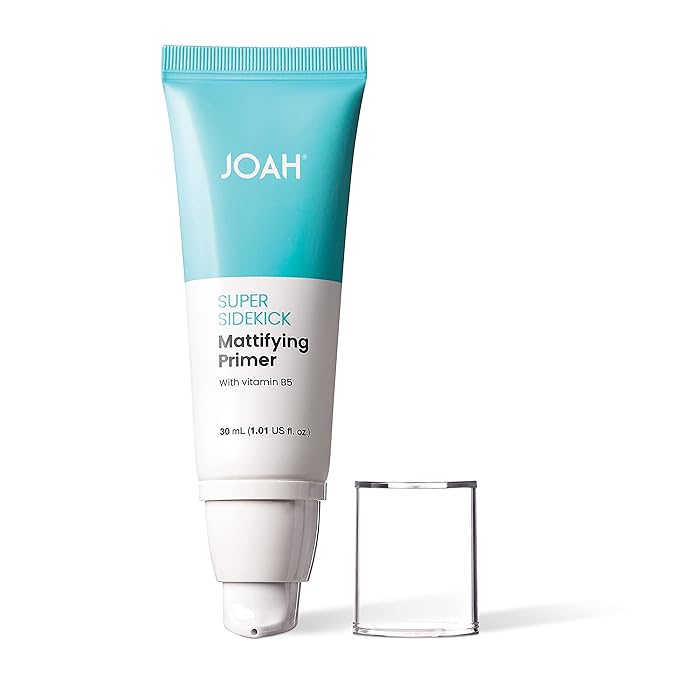 JOAH Beauty Super Sidekick Mattifying Makeup Primer, Pore Minimizing Matte Finish, Hydrating and Long Lasting Korean Face Primer for Oil Control, Helps Smooth, Blur Skin, For All Skin Types, 1.01 Oz
