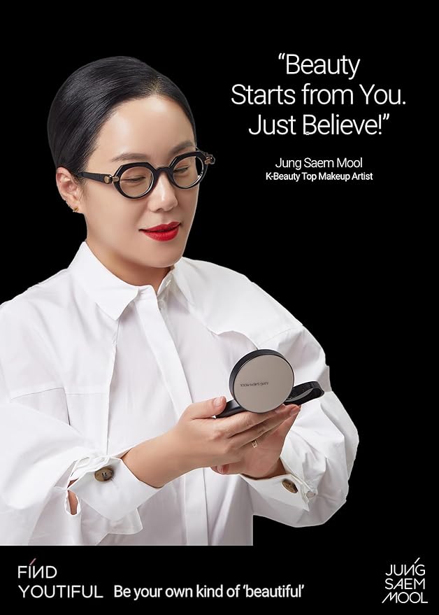 [JUNGSAEMMOOL OFFICIAL] Essential Skin Nuder Cushion (03 Fair Pink) | Refill Included | Natural Finish | SPF50 Broad Spectrum | Makeup Artist Brand