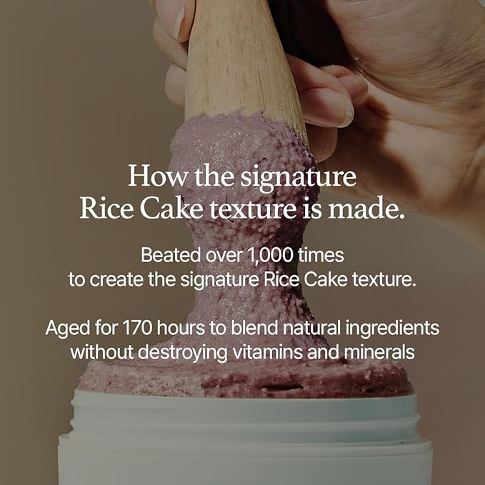 Rosehip Brightening Rice Mochi Face Cleanser & Daily Scrub - Moisturizing, Exfoliating & Deep-Cleansing - All Skin Types with Rice Powder & Rice Water (1.76oz)