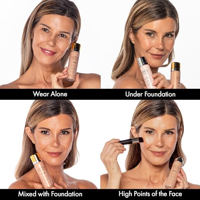 Jerome Alexander MagicMinerals AirGlow Tinted Highlighting Night Mist, Illuminating Airbrush Tinted Moisturizer Spray | 2PC | Bronze Glow