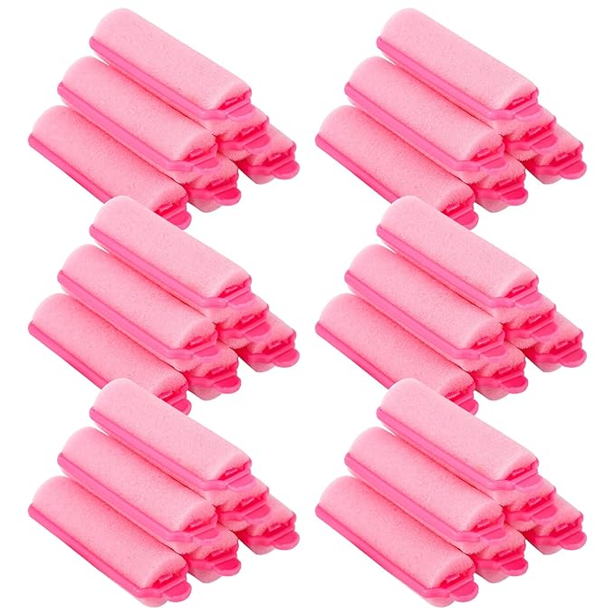Pengxiaomei 36Pcs Foam Sponge Hair Rollers, 2.4 Inch Hair Curlers to Sleep In, Soft Hair Curlers for Curls Style, Heatless Hair Curler