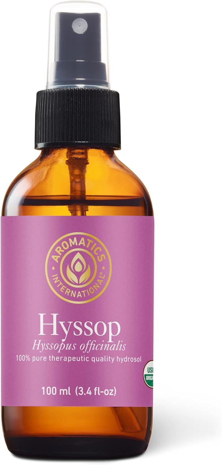 Aromatics International Hyssop Hydrosol 100ml | Herbal Aromatic Mist for Room Care