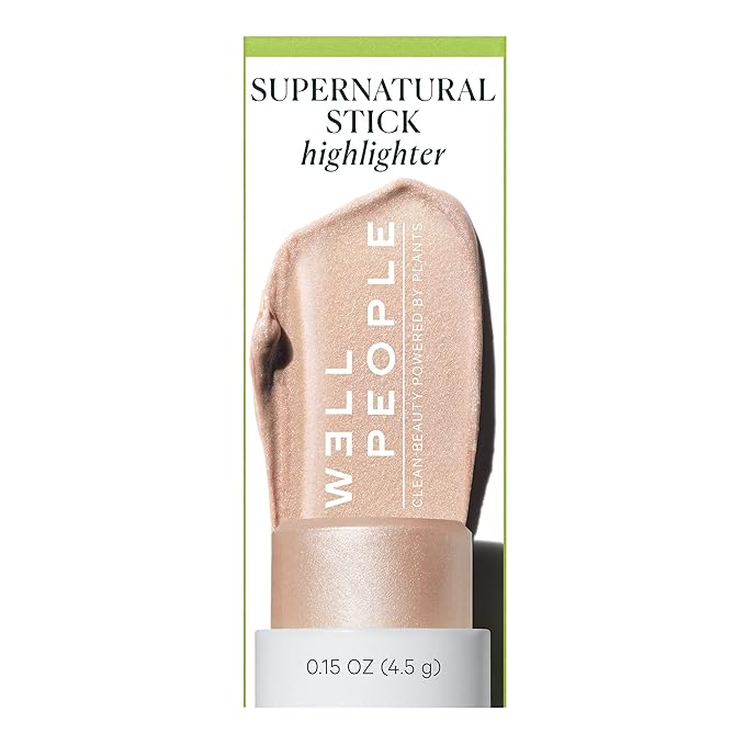 Well People Supernatural Stick Highlighter, Highlight Stick For Hydrated, Dewy Skin, Use On Lips, Cheeks & Eyelids, Vegan & Cruelty-free, Universal Glow