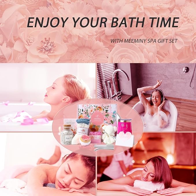Mothers Day Gifts for Women,Relaxing Spa Gift Basket Set,Unique Gift Ideas for Women,Coworker Teacher Nurse Gifts for Women,Christmas Gifts for Mom Sister Best Friend Wife