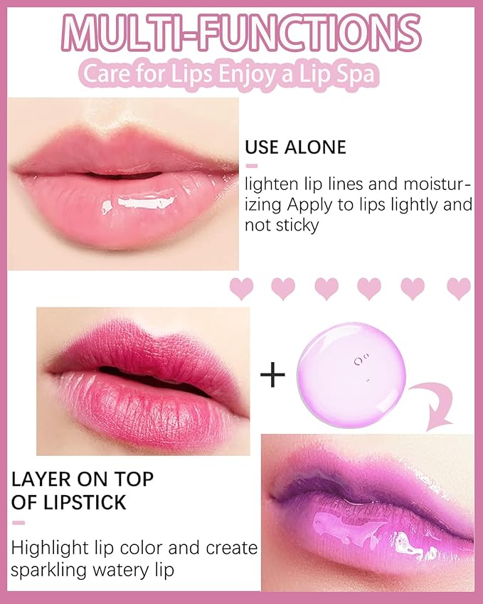 Tinted Moisturizing Lip Glow Oil, Hydrating Plumping Lip Gloss Lip Care Clear Lip Oil for Dry Lip, Glow Reviver Lip Oil,Shine Lip Tint Stain Lip Care Product,Women's Day Makeup Gift(#006 Berry)