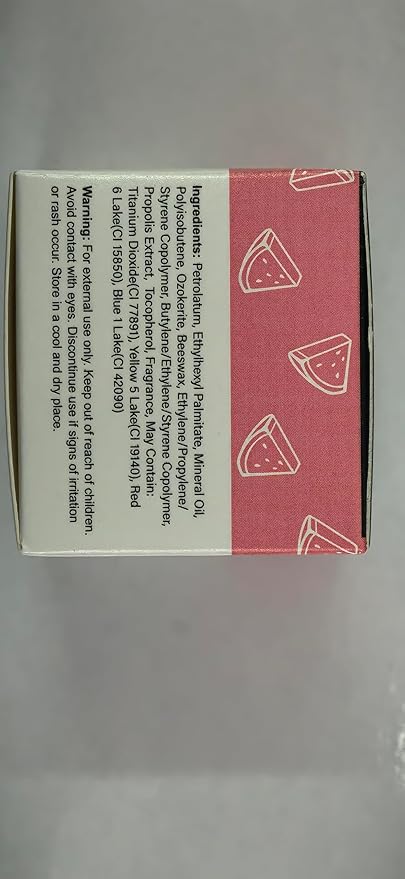 2 PCS Bee Lip Balm Honey Pot, Strawberry & Watermelon Lip Sleeping Masks Overnight, Hydrating Prevention Dry and Cracked Lip Scrubs Exfoliator Lip Care, Reduces Lip Lines