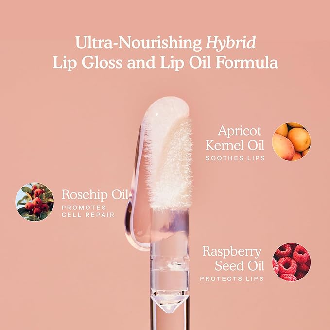 Tower 28 ShineOn Milky Lip Jelly, PISTACHIO, Non-Sticky, Hydrating Vegan Lip Gloss in Milky Nude Pink, Moisturizing Apricot and Raspberry Seed Oil, Clean, Cruelty Free