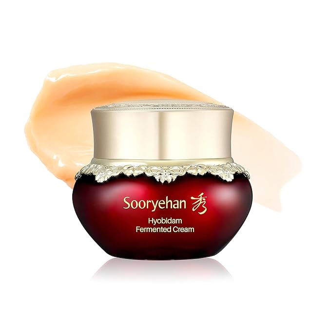 Sooryehan Hyobidam Face Moisturizer for Women. Korean Skin Care (Cream, 1.7fl oz) - Korean Facial Care. Wrinkle Cream for Women, Night Cream for Face with Wild Ginseng & Snow Fungus.