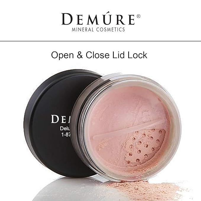 DEMURE Mineral Blush Makeup (Natural Radiance), Loose Powder, Neutral, Satin Finish, 12 Shades, Cruelty Free