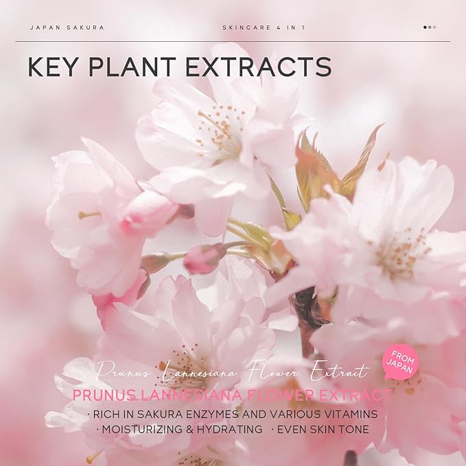 Skin Care, Skin Care Set, Skin Care Kit with Cleansing Mousse, Toner, Serum, Essence Cream Women Beauty Gift Sets 4pcs for Women Teen Girls Mom Daughter Mother's Day Birthday Christmas