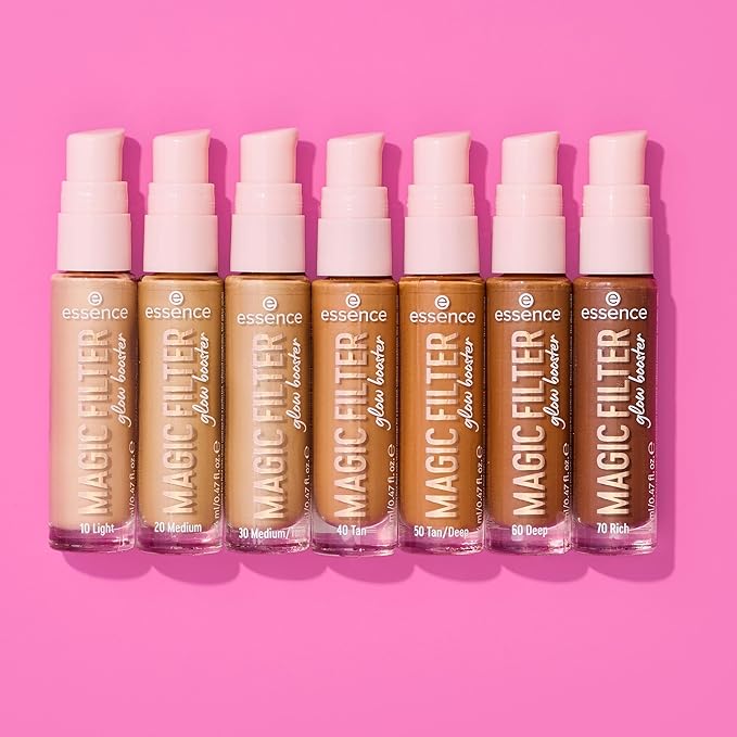 essence | Magic Filter Glow Booster | Complexion Perfector for a Radiant, Soft Focus Effect | Vegan & Cruelty Free