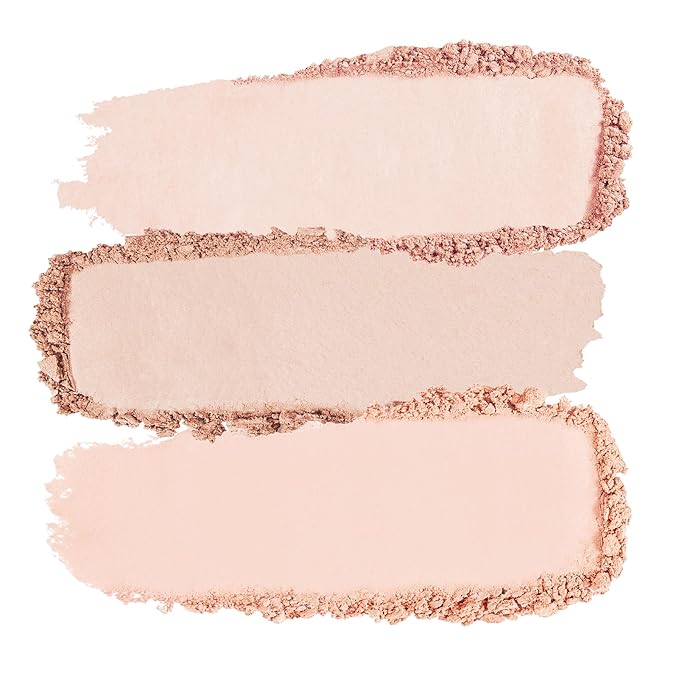 3 Colors Blush Palette For Cheek Makeup, Matte Blush Powder Blendable Face Blush,12H Longlasting, Lightweight, Smooth Pink Blush, Sunset Orange, 0.37Oz
