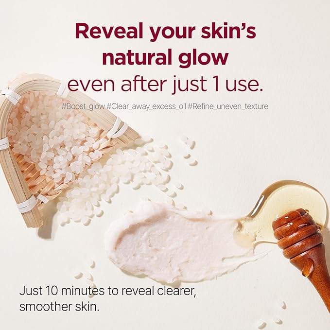 PONGDANG Nourishing Rice-Paste Wash-Off Mask | Gentle Exfoliation & Oil Control | Hydrating Care with Organic Rice Extract & Antioxidants | Helps Improve Skin Tone & Texture | Korean Skin Care