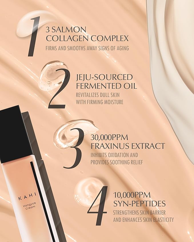 KAHI Single Veil Cream | Hangyob Foundation | Korean Tinted Moisturizer | Hydrating Perfect Cover BB Cream | Korean Skincare Makeup | Collagen Concealer Sun Cream Foundation 1.01 fl oz
