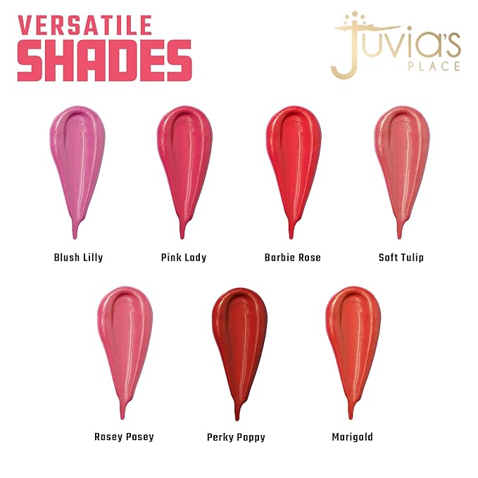 Juvia's Place Blushed Liquid BlushLighter Marigold Glow - Liquid Blush for Cheeks with Luminous Glow, Long-Wearing, Buildable & Highly-Pigmented Makeup Blush, Easy to Blend Liquid Blush