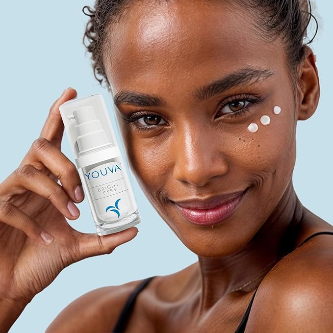 Hyaluronic Acid Anti-Aging Eye Cream - 15ml | Under Eye Cream | Marine Extracts | Bearberry and Licorice Root for Dark Circles | Eye Cream | Wrinkles and Reduce Puffiness | Fragrance-Free