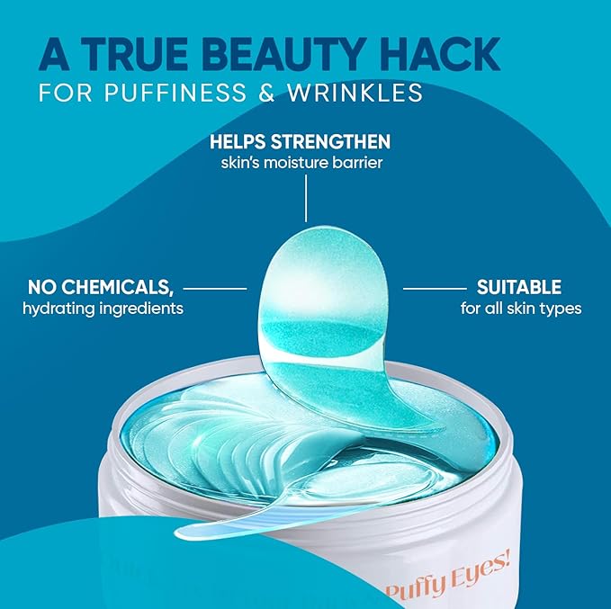 Under Eye Patches for Anti-Aging: 30 Pairs Retinol Collagen Gel Eye Pads - Reduces Wrinkles, Dark Circles, Eye Bags & Puffiness, Fine Lines Smoothing Treatment & Hydrating Eye Mask for Women